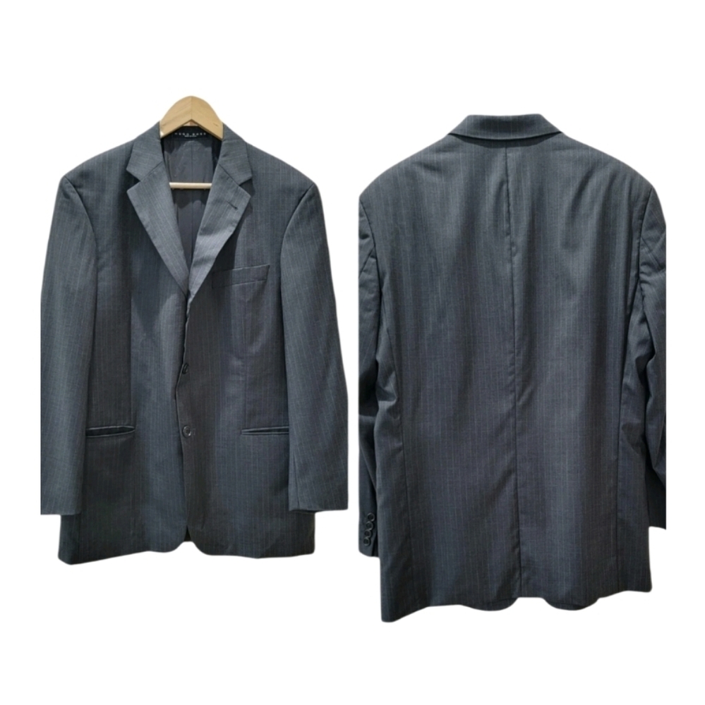 Hugo Boss Einstein/Sigma Wool‎ Striped 2 Piece Suit Men's Size 40 S